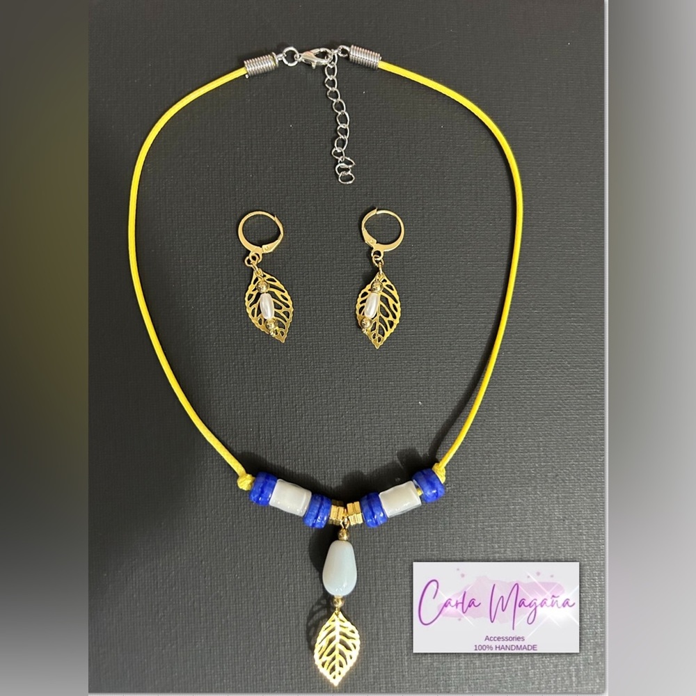 Handmade Necklace and Earrings Set